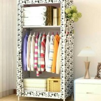 Jual Lemari Pakaian Portable Single Serbaguna Rak Baju Single Murah