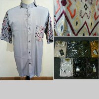 Jual Baju koko Tasmatas Cassual Songket Murah