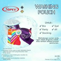 Jual WASHING POUCH SOREX / KERANJANG CUCI BH SOREX /LAUNDRY BAG BRA Murah