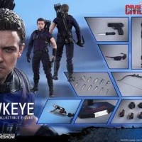 Jual Hot Toys Hawkeye Captain America Civil War BIB Perfect Komplit Murah