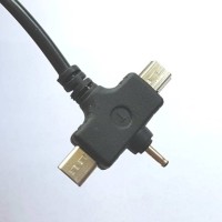 Jual GROSIR Kabel USB 1.5 meter cabang 3 | 3 in 1 | micro USB mini USB N70 Murah