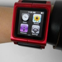 Jual ipod nano 6 gen 8Gb red special edition with lunatik strap watch Murah