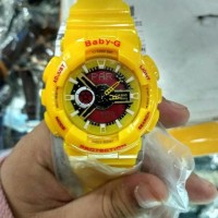 Sale Jam Tangan Wanita Casio G-Shock Baby-G Bga 110 Yellow List Red
