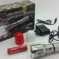 Senter Cree 511 Tactical series with zoom 80.000w / 220.000 lumens