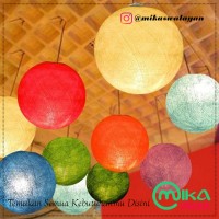 Jual Lampion Benang Gantung Aneka Warna Murah