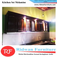 Kitchen Set Minimalis, Finishing Melamin, Free Design, Harga Per Meter