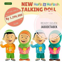 Jual WOW! Hafiz Hafizah Talking Doll | Boneka Ngaji Ongkir 1Kg Murah