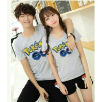 Jual UNIK / Couple Cs Pokemon / Baju Couple / Couple / Kaos Couple Murah