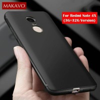 Jual Xiaomi Redmi Note 4 4X Snapdragon Matte Softcase Silicon Black Case Murah