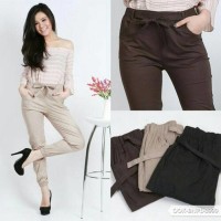 Jual JOGGER PANTS COTTON (celana jogger katun wanita) CELANA JOGGER WANITA Murah