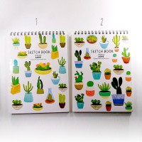 Jual Buku Gambar / Ring Sketchbook Fancy Jumbo - CACTUS Murah