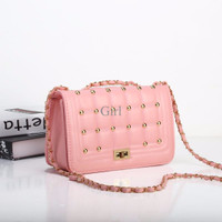 Jual Tas Wanita Import Pink Cute Studded DST10044 Murah