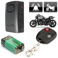 Wireless Remote Control Vibration Alarm Car Motor Bike Security With B