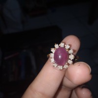 Jual Mustika Penarikan Ruby Batu Permata Serat Silang Langka Murah