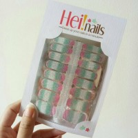 Jual nailsticker ombre glitter - stiker kuku HN0151 Murah