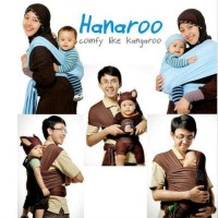 Jual BEST SELLER GENDONGAN BAYI HANARO - HANAROO BABYWRAP POLOS BABY WRAP Murah