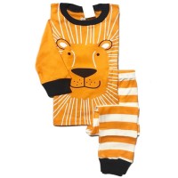 Piyama Tangan Panjang Baju Tidur Anak Laki Murah GAP H.K - Orange Lion