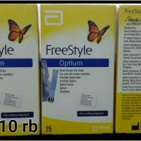 Jual Strip Gula Darah Freestyle Optium isi 25 Murah