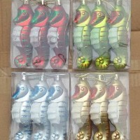 Jual Hiasan Natal Ornamen Bola-bola Kuda Laut Murah