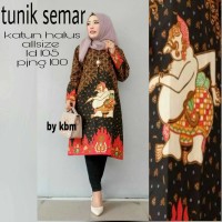 DRESS TUNIK BATIK SEMAR TUNIK HIJAB MURAH