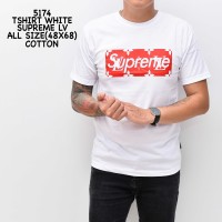 Jual Kaos Pria Lengan Pendek Supreme LV Murah
