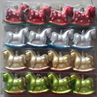Jual Aksesoris Hiasan Natal Ornamen Bola-bola Kuda Murah