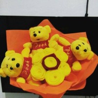 Jual SALE bucket pooh / boneka pooh/ bouqet pooh murah Murah