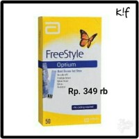 Jual Strip Gula Darah Freestyle Optium isi 50 Murah