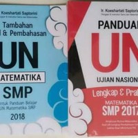 Jual Buku Panduan UN Matematika SMP oleh Ir. Koeshartati Saptorini Murah
