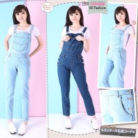 Jual BAju Overall Celana Kodok Washed Jeans Murah