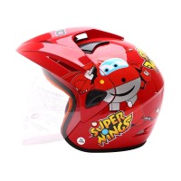 WTO Helmet Kids PET Super Wings Helm Anak - Red