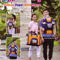 Jual Gendongan Ransel Depan Belakang Bayi Snobby Football Series GPT 01 Murah