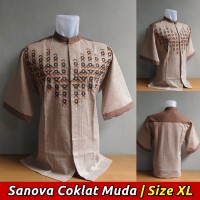 Jual Baju Koko Pria, Busana Muslim Lengan Pendek Murah