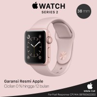 Jual Apple Watch Series 2 (38mm) Rosegold Aluminum + Pink Sport Murah