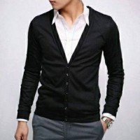 Jual sweater cardigan pria cotton rajut halus Murah