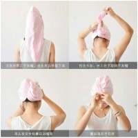 Jual HAIR WRAP MAGIC TOWEL HANDUK PENYERAP AIR | HANDUK KERAMAS MICROFIBER Murah