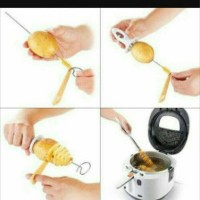 Jual Alat Pemotong Kentang Spiral / Spiral Potato Cutter Murah