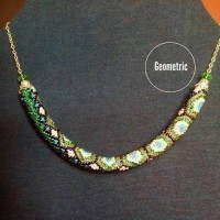 Jual Kalung monte rajut, kalung unik alloy (geometric) Murah