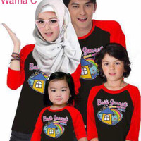 Jual Baju Kaos Keluarga Couple Family Tees Anak Ayah Bunda Home Murah