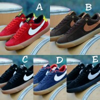 SEPATU NIKE SB SKATE GRADE ORI VIETNAM NAVY HITAM SOL GUM CASUAL PRIA