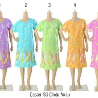 Jual DASTER LENGAN PENDEK MODERN BAJU TIDUR BATIK DRESS WANITA IBU REMAJA Murah