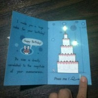 Jual LED Card / kartu ucapan hadiah Murah