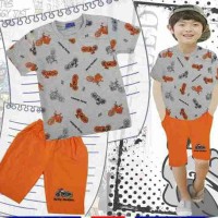 Jual AG210 Pakaian Baju Setelan Stelan Anak Laki Laki London Kids 7 - 12 T Murah