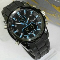 jam tangan pria cowok lasebo original digital sport anti air
