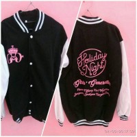 Jual JAKET VARSITY SNSD/JAKET KPOP/SNSD HOLIDAY NIGHT/JAKET KOREA / SWEATER Murah