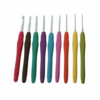 Jual Hakpen / Alat Rajut set handle TPR isi 9 pcs Murah
