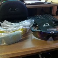 Kacamata Oakley Full Set 5 Lensa | Sport Army Sepeda Motor
