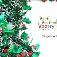 Jual Slinger Natal / Hiasan Natal Christmas / Dekorasi Natal Christmas S5 Murah