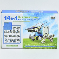 Jual Mainan edukatif Robot solar cell kit 14 in 1 (14 in 1 Solar Robot DIY) Murah