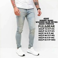 Jual skinny jeans whisker blue retro Murah